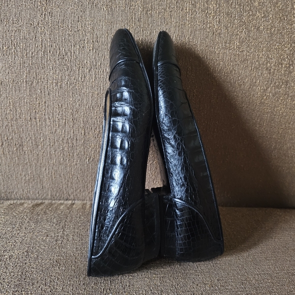 Chanel Vintage Alligator Pumps Size 37 - Picture 8 of 11